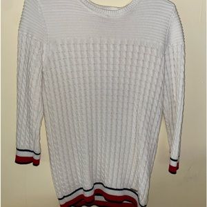 Whit knitted Tommy Hilfiger Sweater